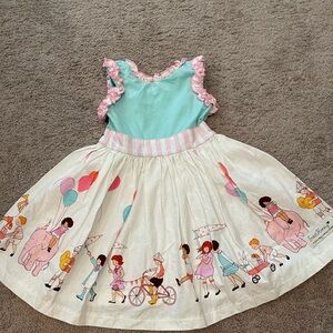 Sweet Honey Colorful parade Print Dress
